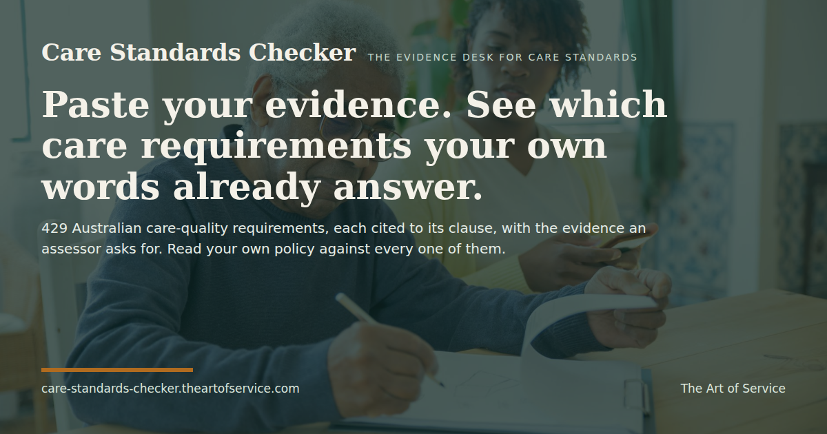 Care Standards Checker social card